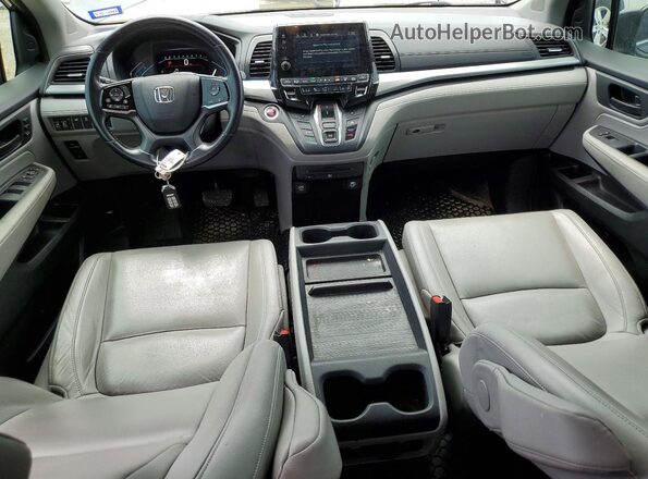 5FNRL6H71JB013975 2018 HONDA ODYSSEY Gray Widok deski rozdzielczej