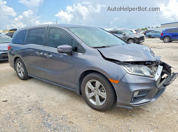 5FNRL6H71JB013975 2018 HONDA ODYSSEY Gray Przód prawy