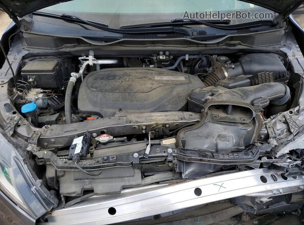 5FNRL6H71JB013975 2018 HONDA ODYSSEY Gray Widok komory silnika