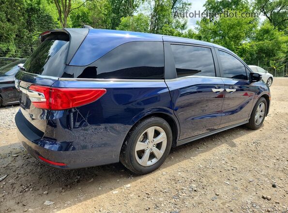 5FNRL6H71JB033837 2018 HONDA ODYSSEY Blue Задня права чверть
