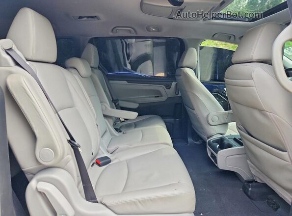 5FNRL6H71JB033837 2018 HONDA ODYSSEY Blue Вид задньої частини салону