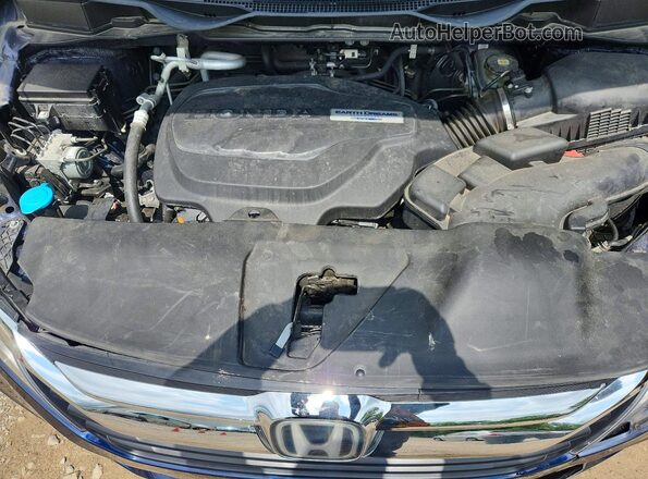 5FNRL6H71JB033837 2018 HONDA ODYSSEY Blue Вид підкапотного простору