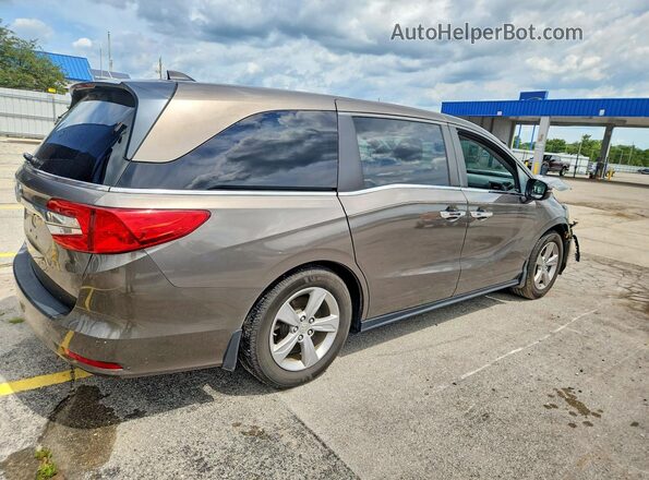 5FNRL6H71JB095268 2018 HONDA ODYSSEY Brown Հետևի աջ