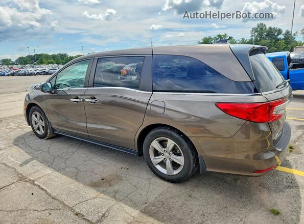 5FNRL6H71JB095268 2018 HONDA ODYSSEY Brown Հետևի ձախ