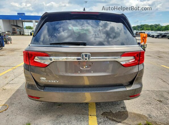 5FNRL6H71JB095268 2018 HONDA ODYSSEY Brown Հետևի տեսք