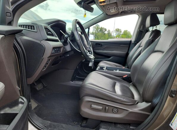 5FNRL6H71JB095268 2018 HONDA ODYSSEY Brown Սալոնի դիմացի տեսք