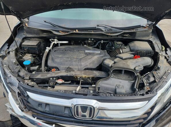 5FNRL6H71KB066905 2019 HONDA ODYSSEY Black Вид підкапотного простору