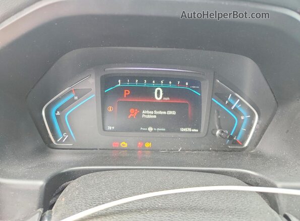 5FNRL6H71KB066905 2019 HONDA ODYSSEY Black Вид щитка приладів