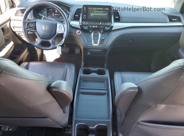 5FNRL6H71KB074955 2019 HONDA ODYSSEY Black Вид панелі приладів