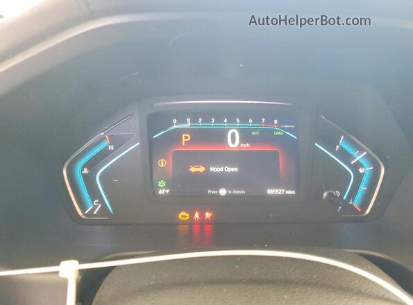 5FNRL6H71KB085325 2019 HONDA ODYSSEY Серебряный Вид щитка приборов