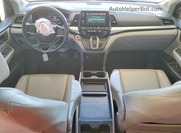5FNRL6H71KB085325 2019 HONDA ODYSSEY Серебряный Вид панели приборов