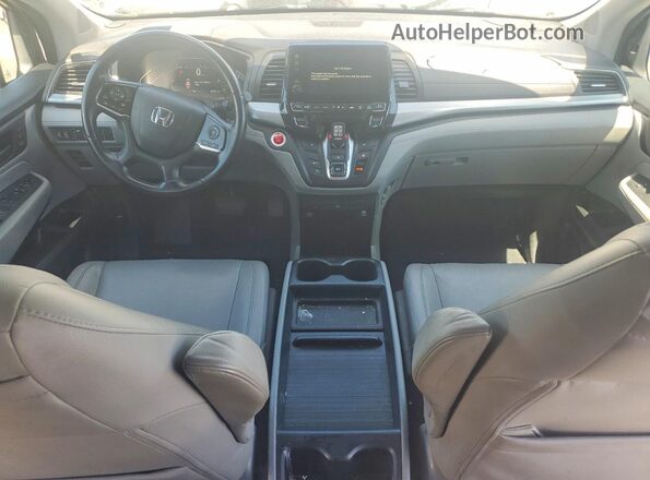 5FNRL6H71KB134572 2019 HONDA ODYSSEY Gray Առջևի վահանակի տեսք