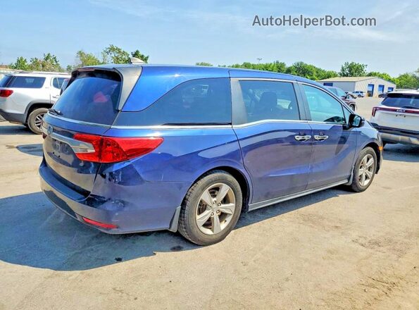 5FNRL6H71LB049345 2020 HONDA ODYSSEY Blue Rear right