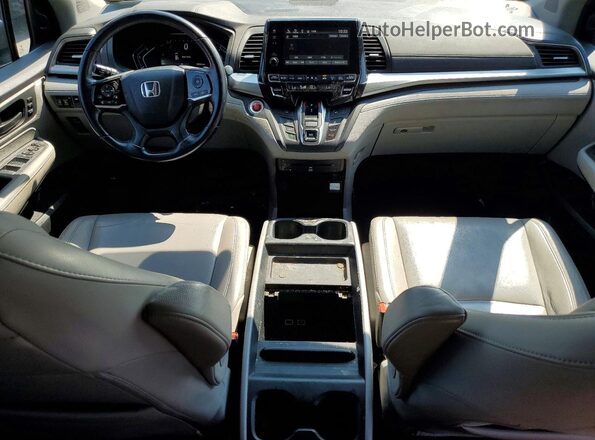 5FNRL6H71LB049345 2020 HONDA ODYSSEY Blue Dashboard view