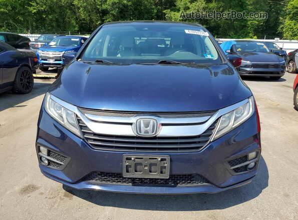 5FNRL6H71LB049345 2020 HONDA ODYSSEY Blue Front view