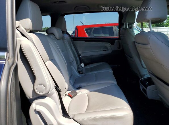 5FNRL6H71LB049345 2020 HONDA ODYSSEY Blue Rear interior view