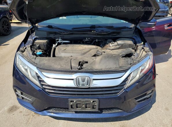 5FNRL6H71LB049345 2020 HONDA ODYSSEY Blue Engine compartment view