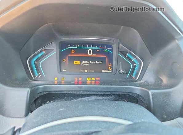 5FNRL6H71LB055629 2020 HONDA ODYSSEY Silver Vista del cuadro de instrumentos