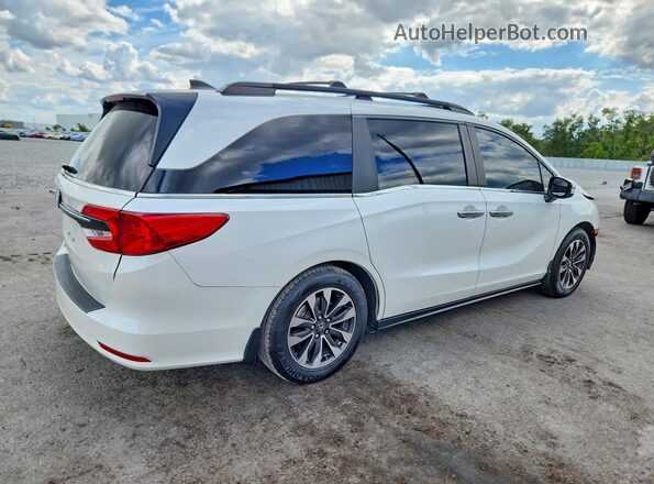 5FNRL6H71MB021188 2021 HONDA ODYSSEY White Հետևի աջ