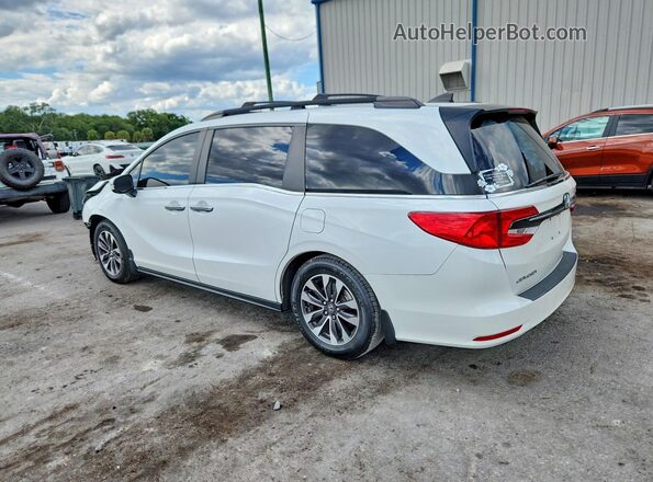 5FNRL6H71MB021188 2021 HONDA ODYSSEY White Հետևի ձախ