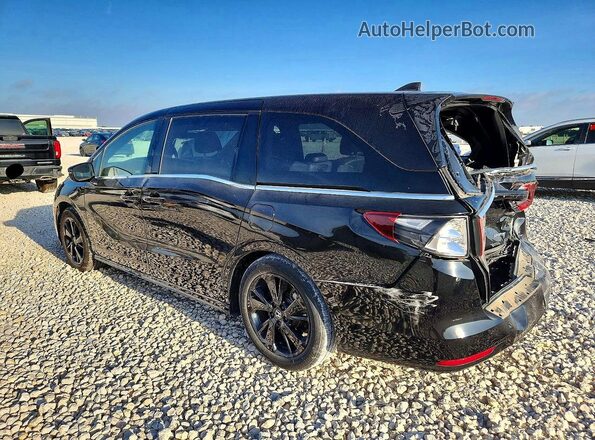 5FNRL6H71PB027738 2023 HONDA ODYSSEY Black Հետևի ձախ