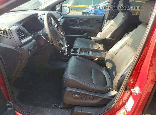 5FNRL6H71RB002213 2024 HONDA ODYSSEY Темно-бордовый Вид салона спереди