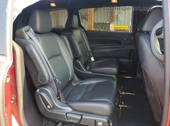 5FNRL6H71RB002213 2024 HONDA ODYSSEY Темно-бордовый Вид задней части салона