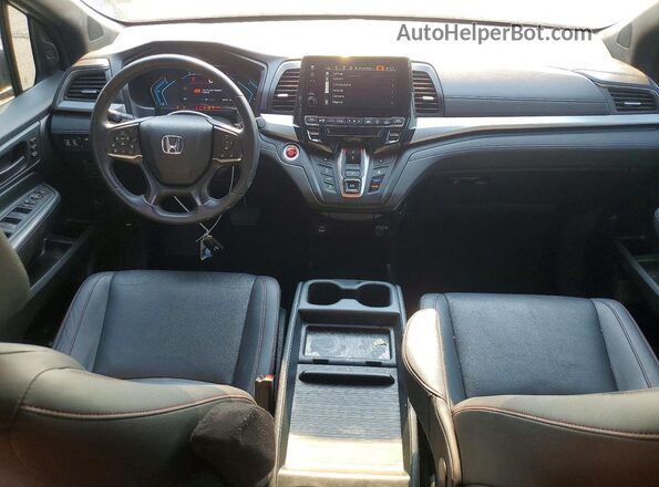5FNRL6H71RB002213 2024 HONDA ODYSSEY Темно-бордовый Вид панели приборов