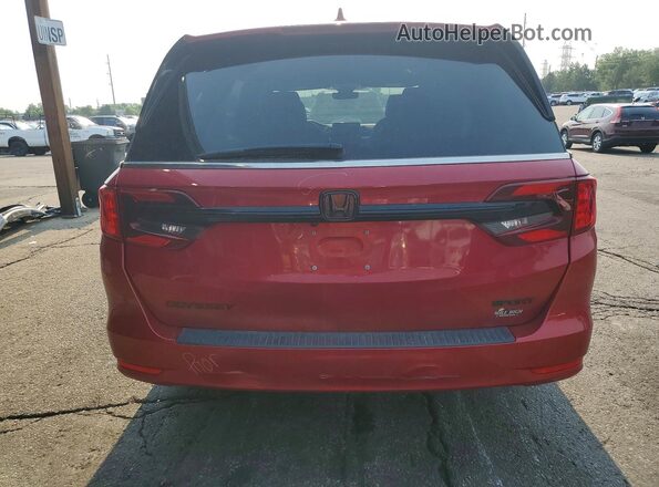 5FNRL6H71RB002213 2024 HONDA ODYSSEY Темно-бордовый Вид сзади