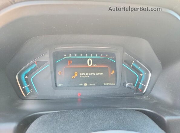 5FNRL6H72JB003343 2018 HONDA ODYSSEY White Instrument cluster view