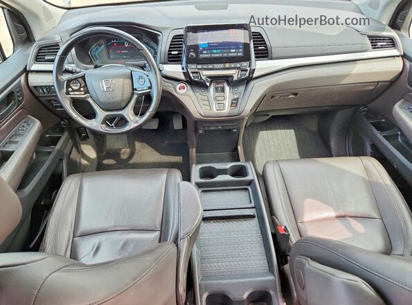 5FNRL6H72JB033491 2018 HONDA ODYSSEY Silver Առջևի վահանակի տեսք