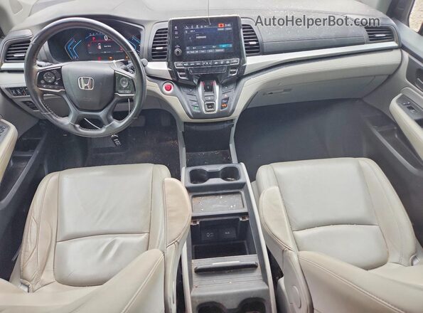5FNRL6H72JB052476 2018 HONDA ODYSSEY Silver Vista interior de 360 grados