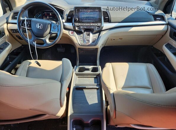 5FNRL6H72JB066667 2018 HONDA ODYSSEY Burgundy Dashboard view