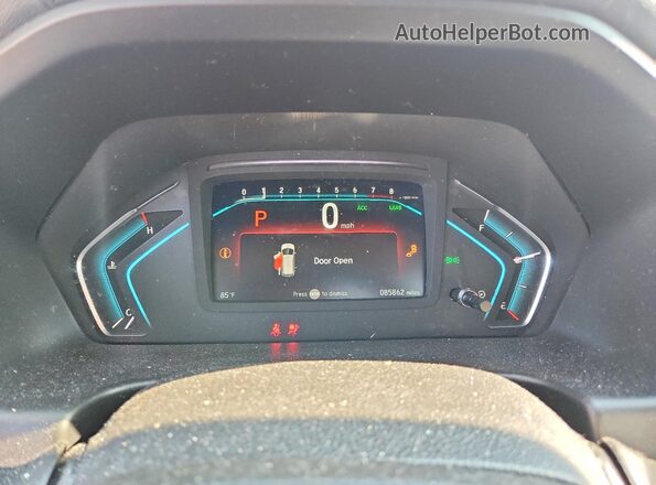 5FNRL6H72JB066667 2018 HONDA ODYSSEY Burgundy Instrument cluster view