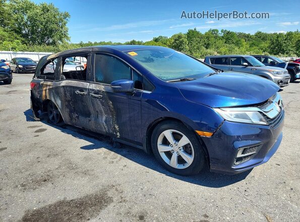 5FNRL6H72KB027532 2019 HONDA ODYSSEY Blue Передня права чверть