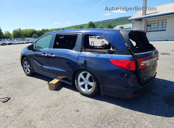 5FNRL6H72KB027532 2019 HONDA ODYSSEY Blue Задня ліва чверть