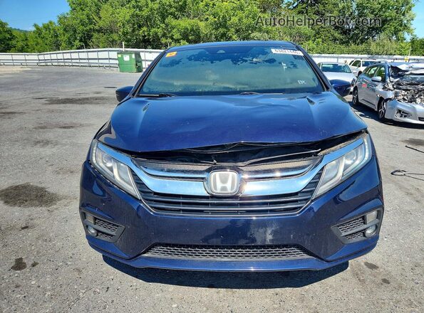 5FNRL6H72KB027532 2019 HONDA ODYSSEY Blue Вид спереду
