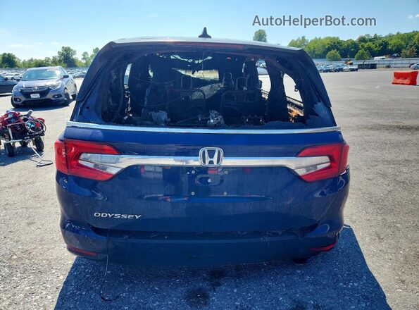 5FNRL6H72KB027532 2019 HONDA ODYSSEY Blue Вид ззаду