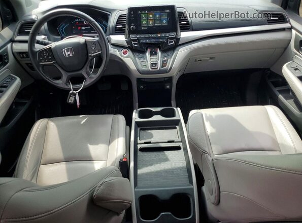 5FNRL6H72MB007185 2021 HONDA ODYSSEY Silver Vista del salpicadero