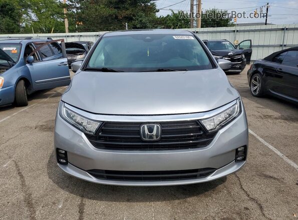 5FNRL6H72MB007185 2021 HONDA ODYSSEY Silver Vista frontal