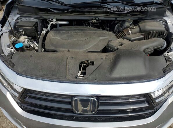 5FNRL6H72MB007185 2021 HONDA ODYSSEY Silver Vista del compartimento del motor