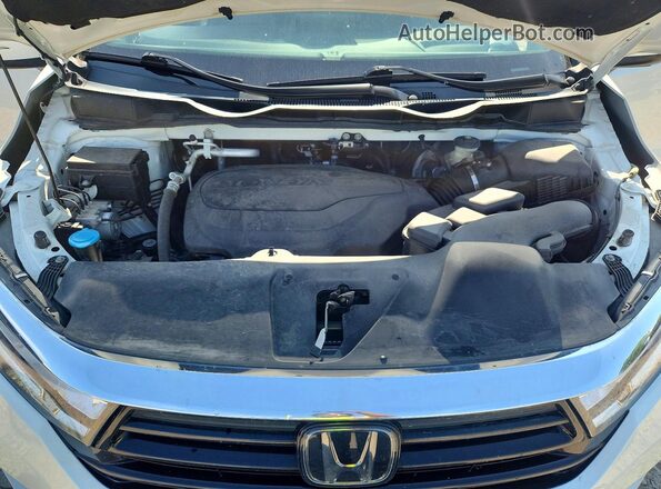 5FNRL6H72MB044768 2021 HONDA ODYSSEY Белый Вид подкапотного пространства