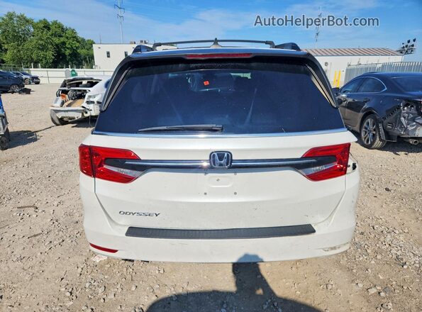 5FNRL6H72MB044768 2021 HONDA ODYSSEY Белый Вид сзади