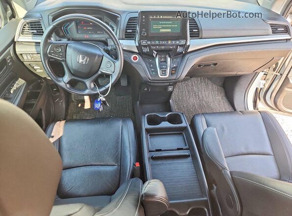 5FNRL6H72MB044768 2021 HONDA ODYSSEY Белый Вид панели приборов