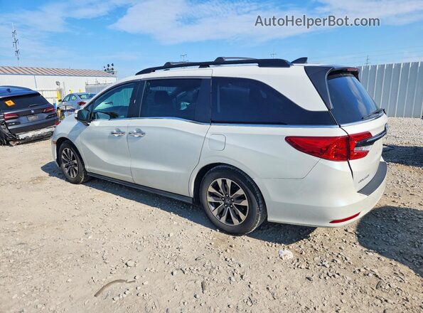 5FNRL6H72MB044768 2021 HONDA ODYSSEY Белый Задняя левая четверть