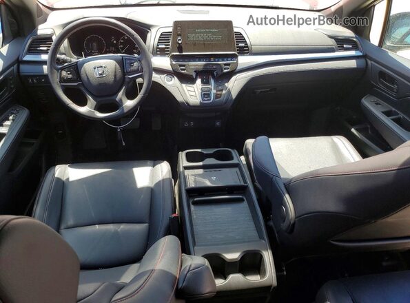 5FNRL6H72SB057825 2025 HONDA ODYSSEY Red Вид панелі приладів