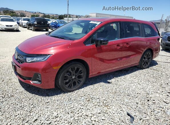 5FNRL6H72SB057825 2025 HONDA ODYSSEY Red 