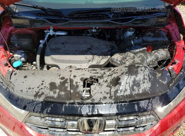 5FNRL6H72SB057825 2025 HONDA ODYSSEY Red Вид підкапотного простору