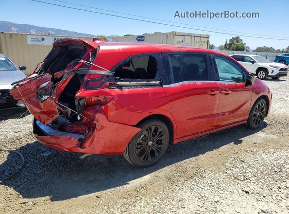 5FNRL6H72SB057825 2025 HONDA ODYSSEY Red Задня права чверть
