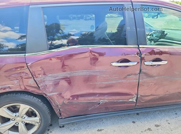 5FNRL6H73JB002167 2018 HONDA ODYSSEY Burgundy 
